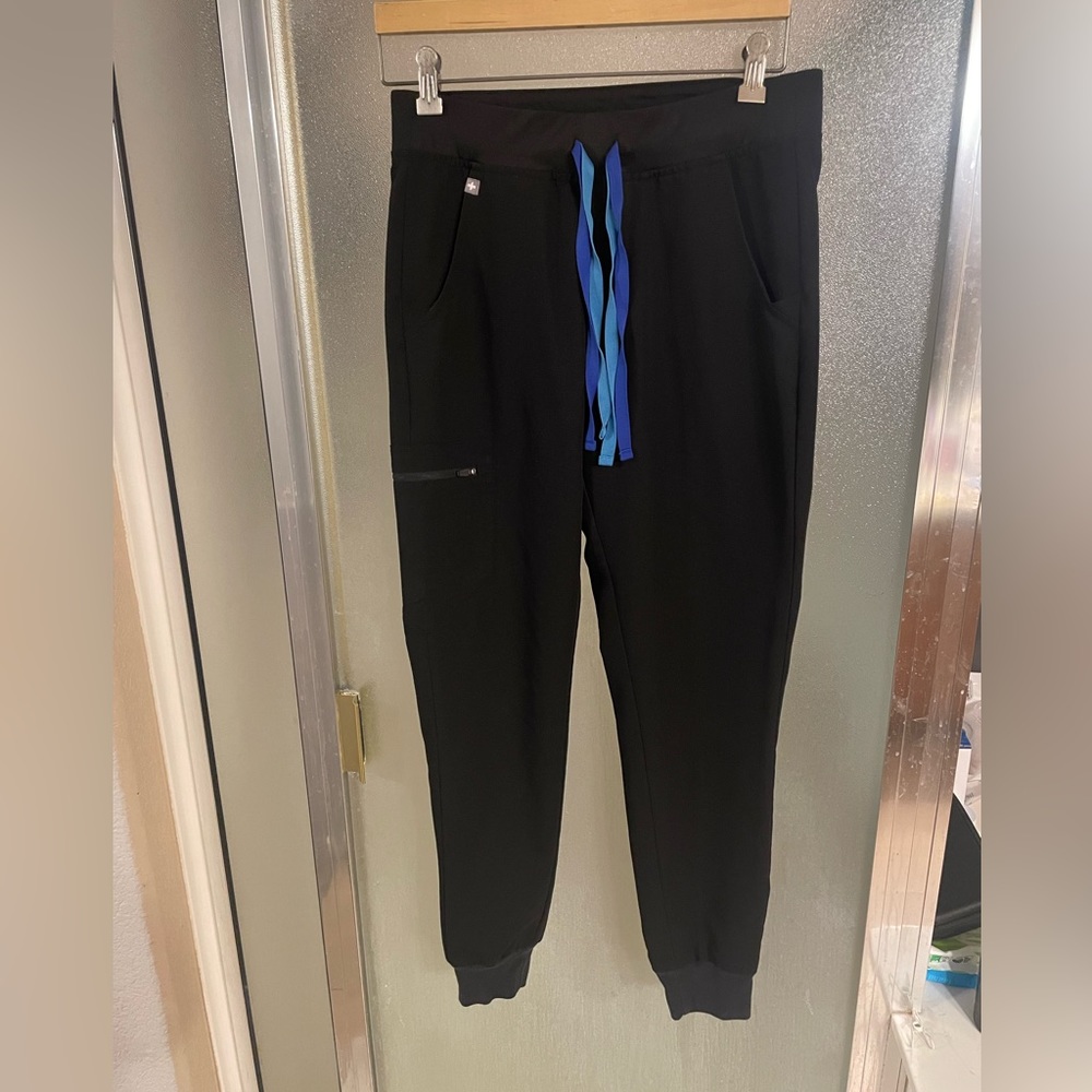 Figs Black Joggers